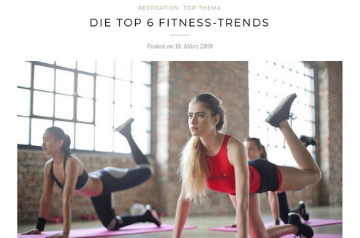 Marina Jagemann Online Magazin für Anti-Aging Top 6 Fitnesstrends März 2019